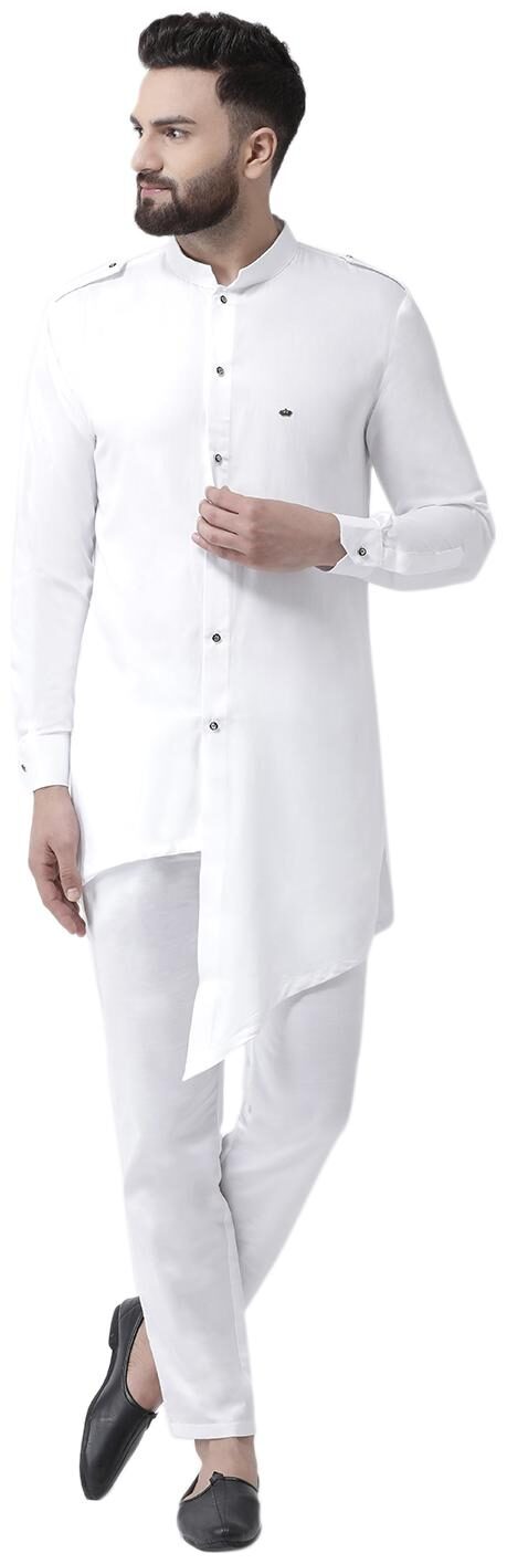 

I Know Men White Regular Fit Kurta