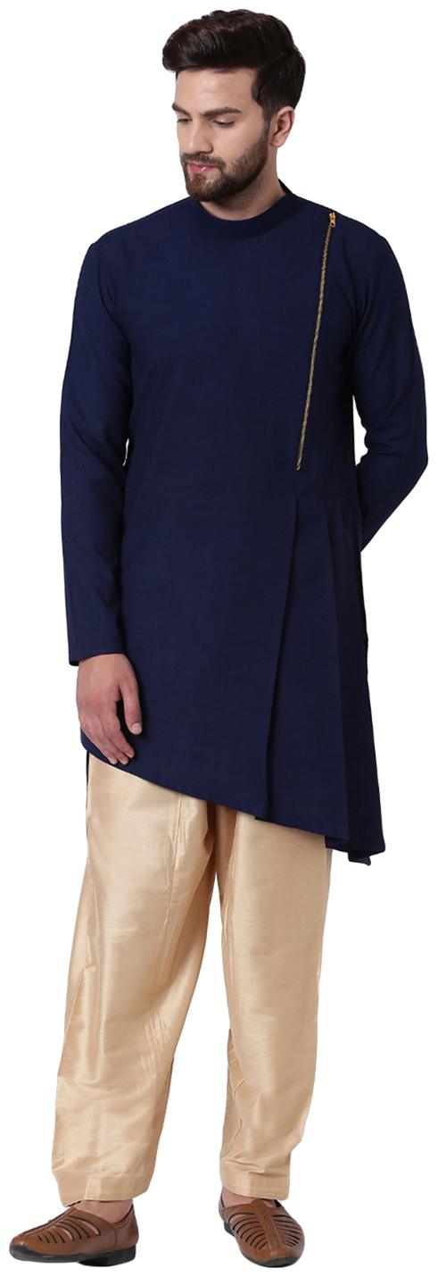 

I Know Men Blue Regular Fit Kurta