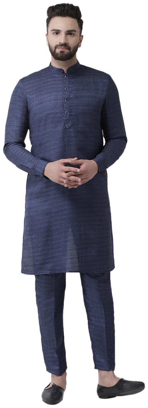 

I Know Men Blue Regular Fit Kurta