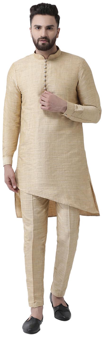

I Know Men Beige Regular Fit Kurta