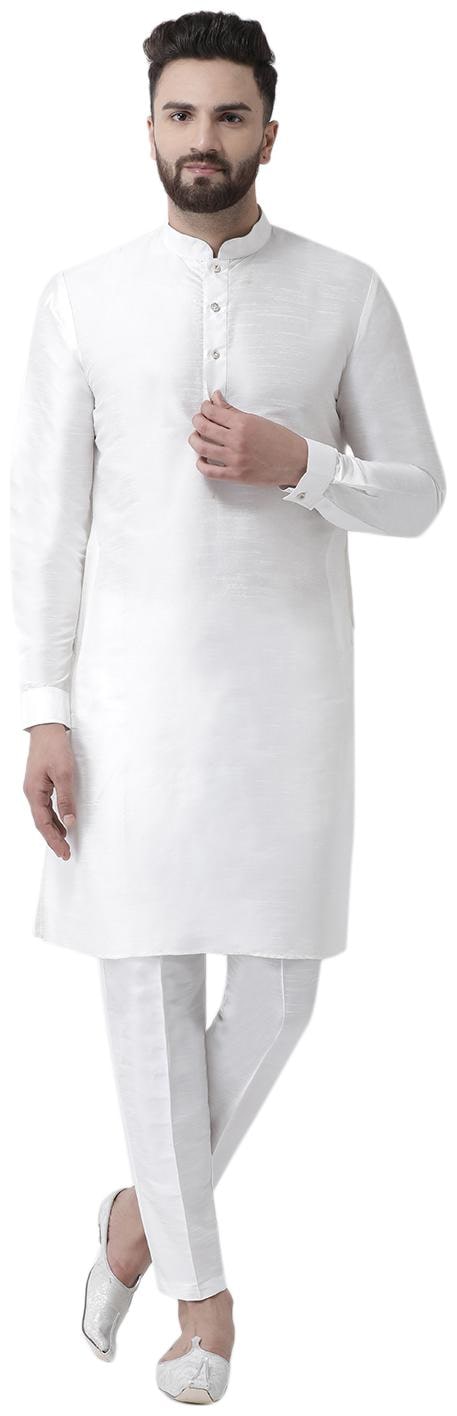 

I Know Men White Regular Fit Kurta