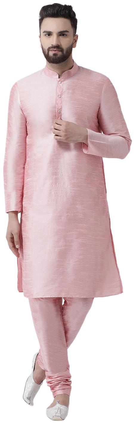 

I Know Silk Regular Fit 1 Kurta 1 Churidar Pink