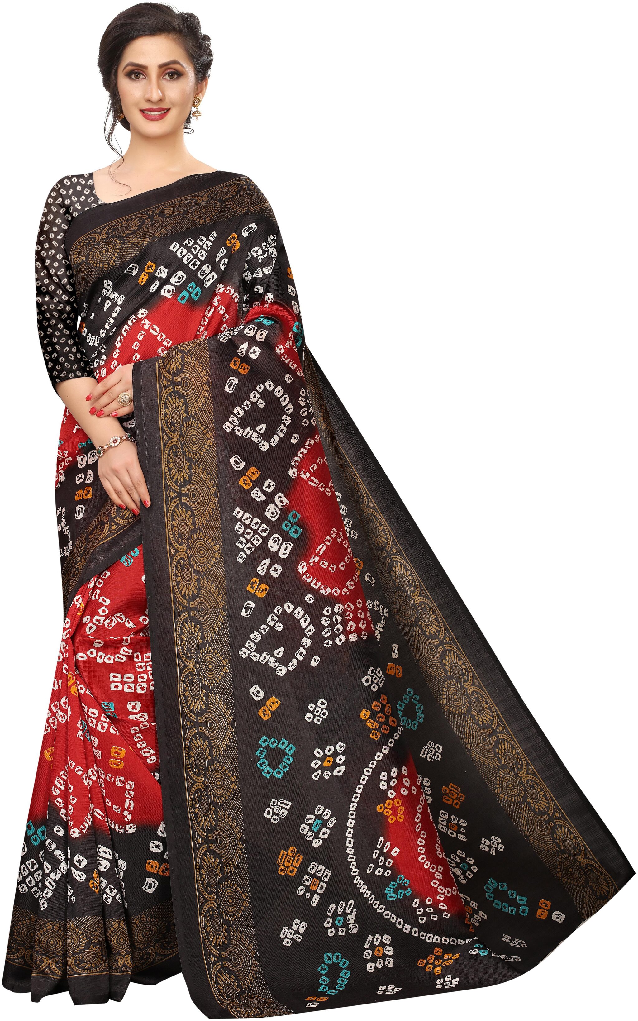 

Indian Beauty Blended Universal Work Saree Multi