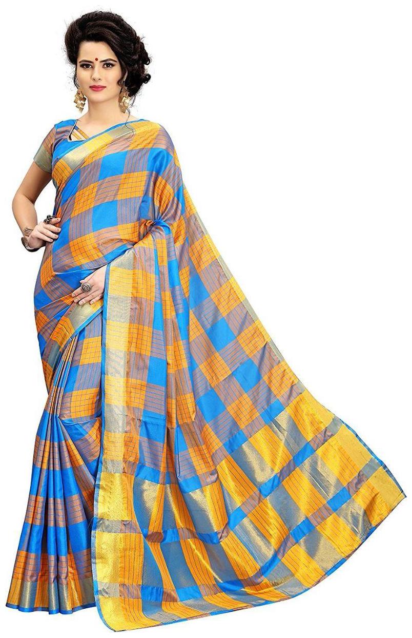 

Indian Beauty Women s New Designer Office Look Art Silk Saree