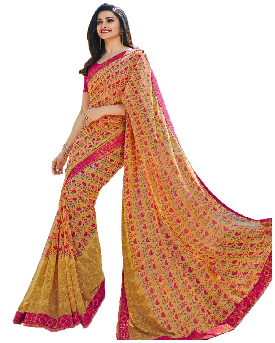 

Indian Ethnic Party wear Office wear Festival wear saree Indigo style with Colorful Lace Border Designer Saree with Blouse