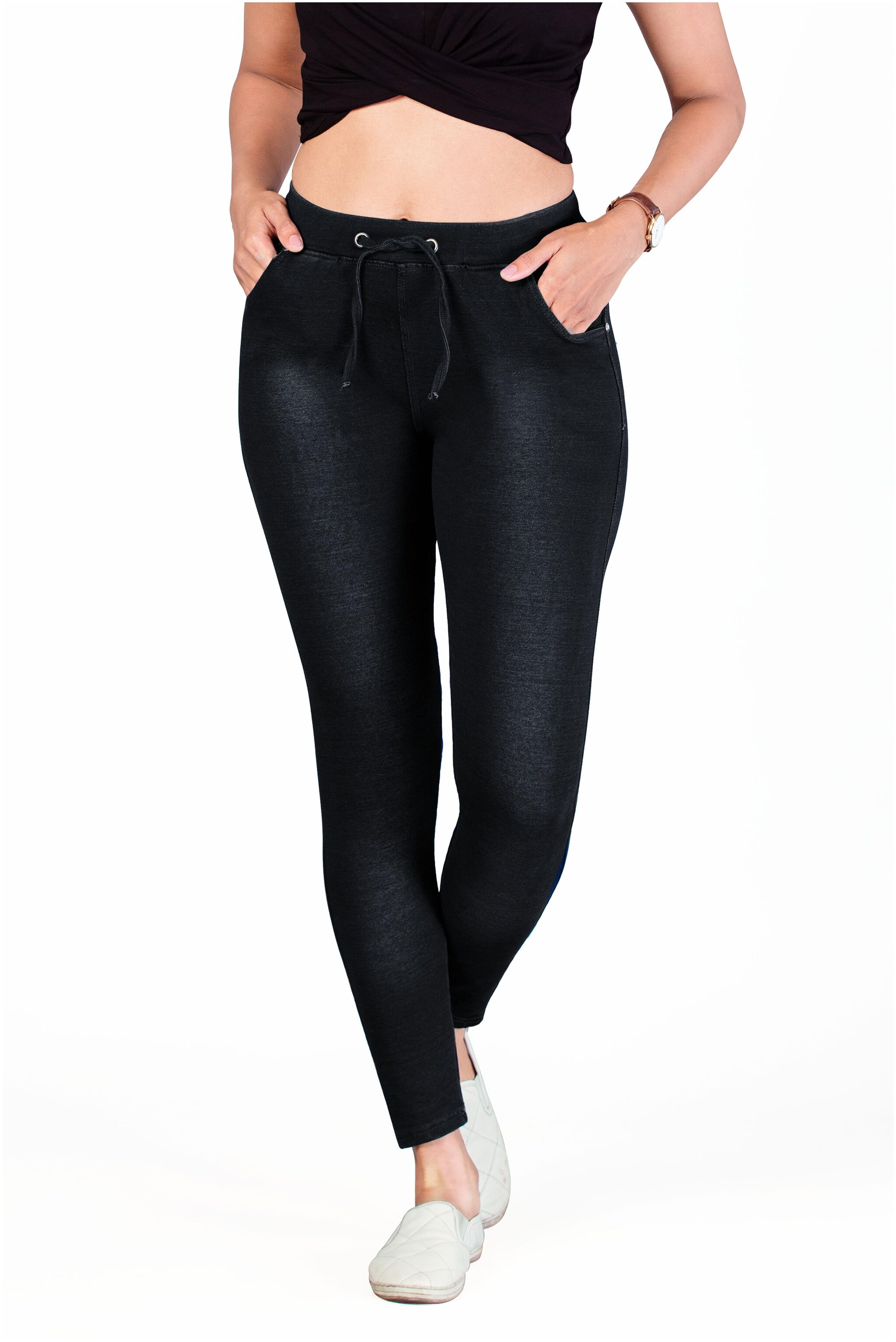 

INDIAN FLOWER Women Blue Skinny fit Jegging