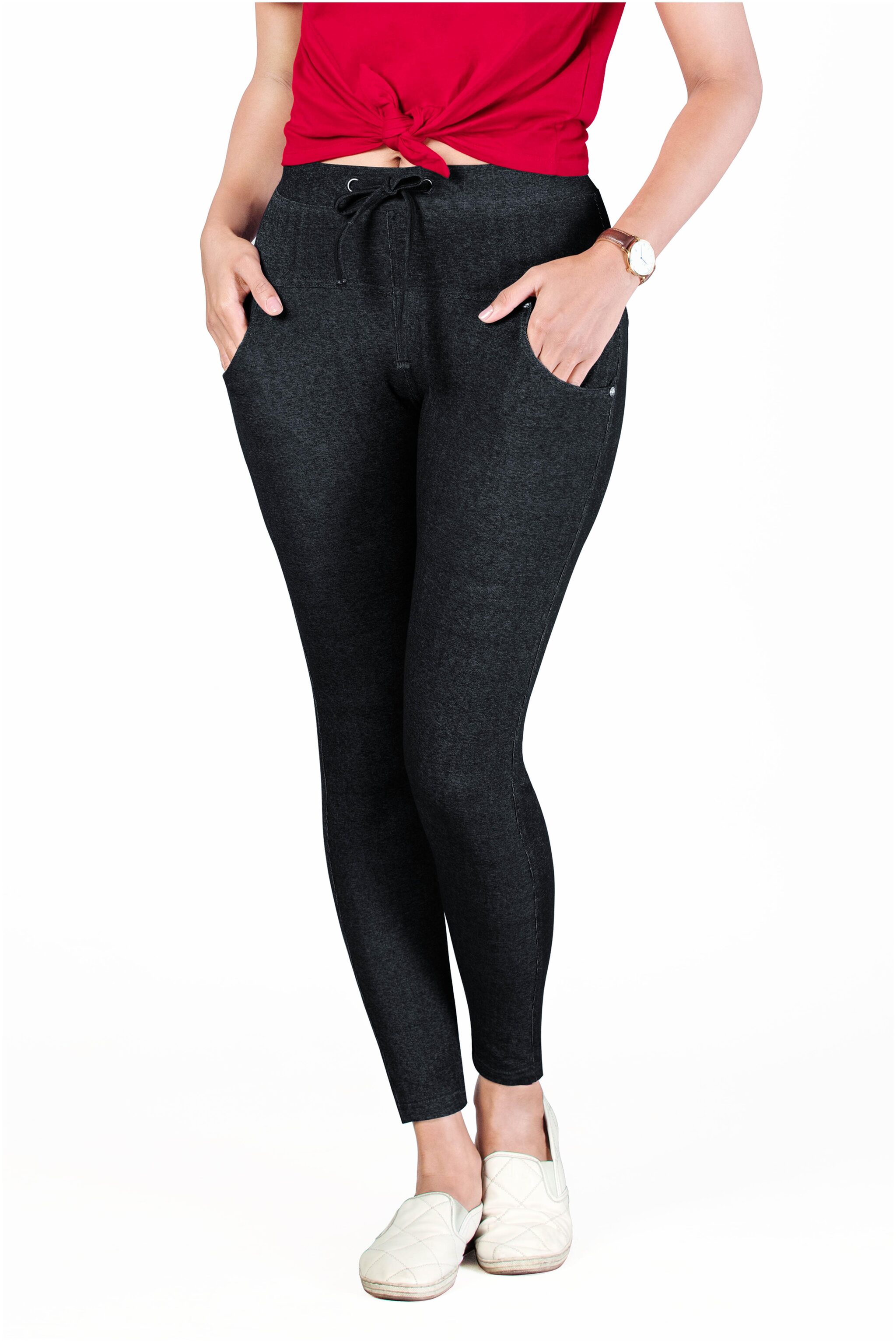 

INDIAN FLOWER Women Blue Skinny fit Jegging