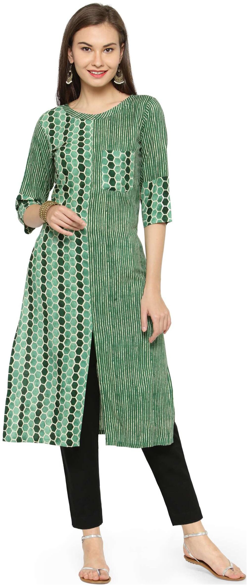 

Indibelle Kurta with Ankle Length Trousers