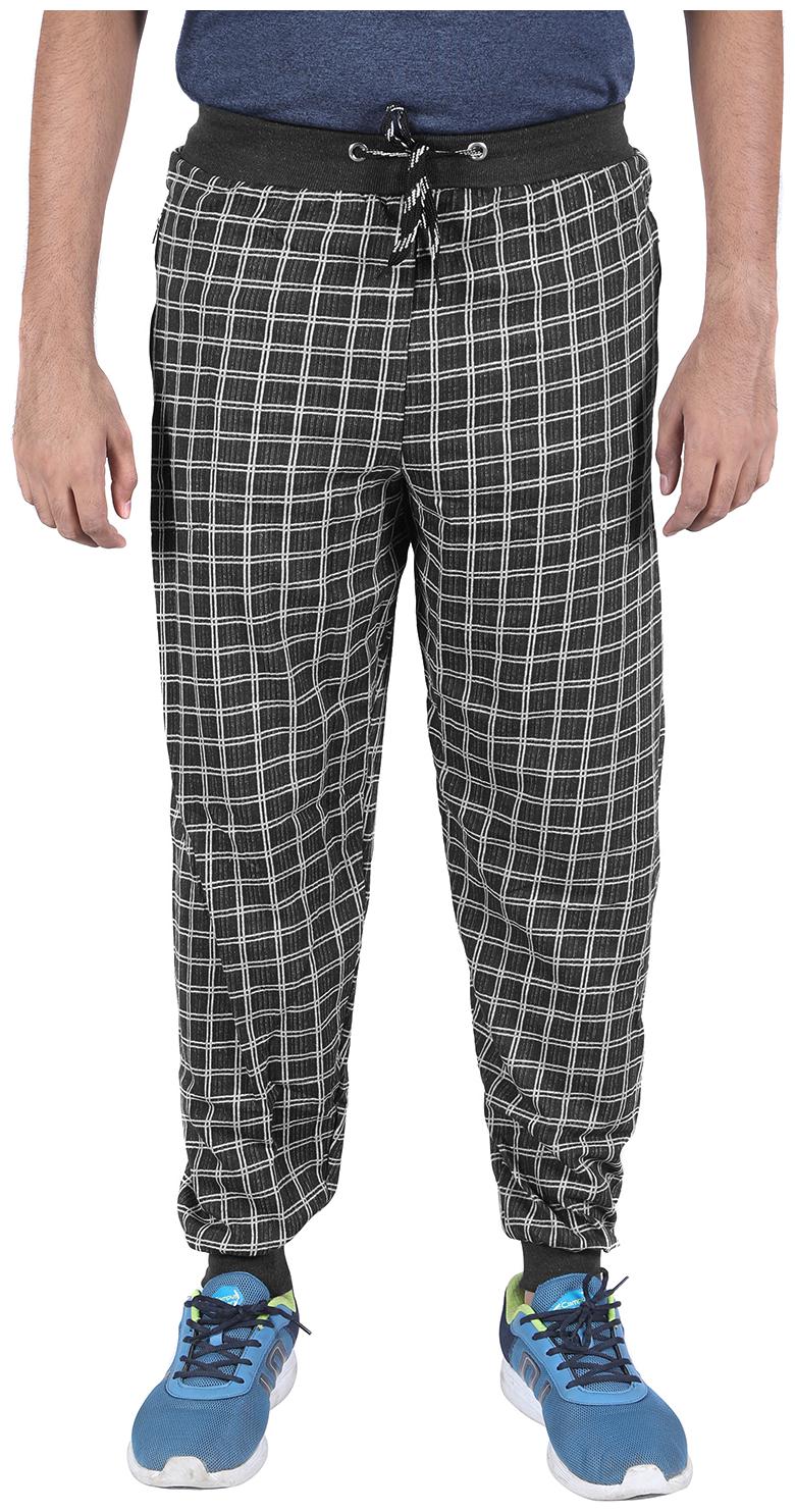 

Indirang Men s Cotton Joggers (Black)