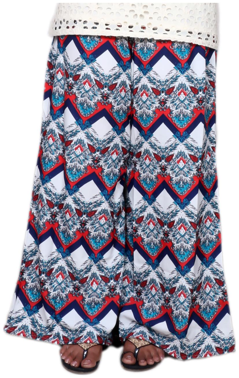 

IndiWeaves Fashion Women Multicolor Polyester Blend Palazzo