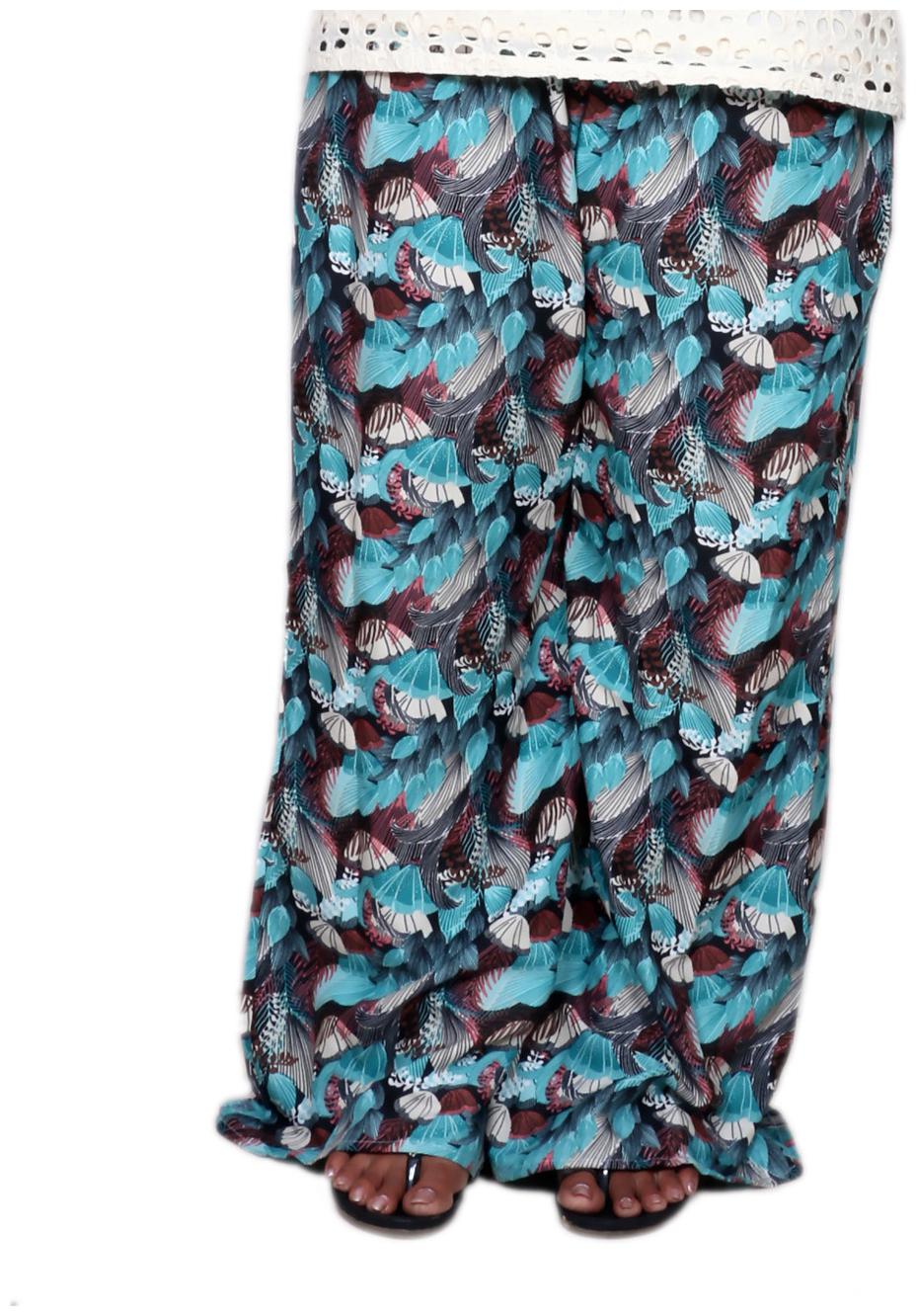

IndiWeaves Fashion Women Multicolor Polyester Blend Palazzo