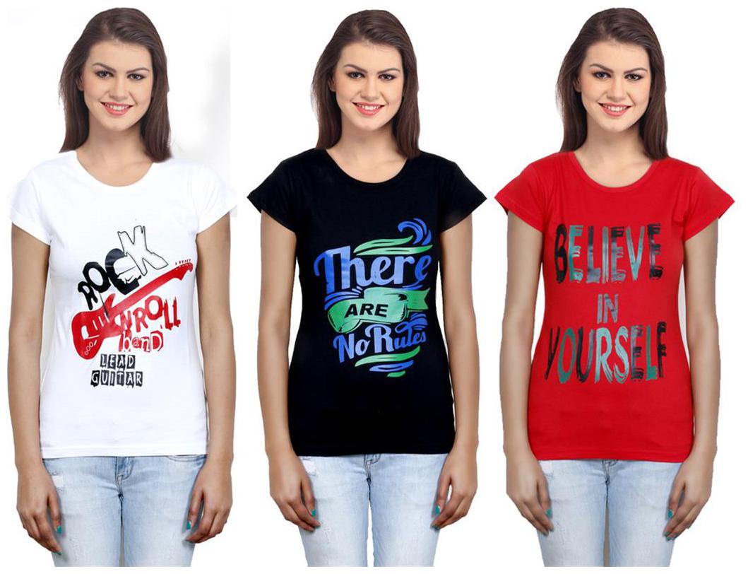 

IndiWeaves Girls Cotton Top Combo-3