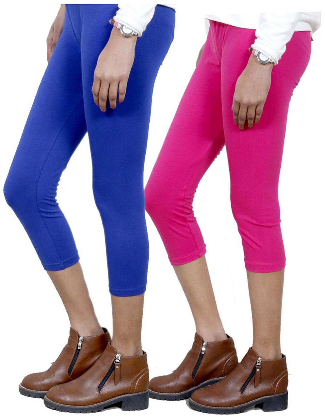 

IndiWeaves Girls Cotton Capri Combo-2