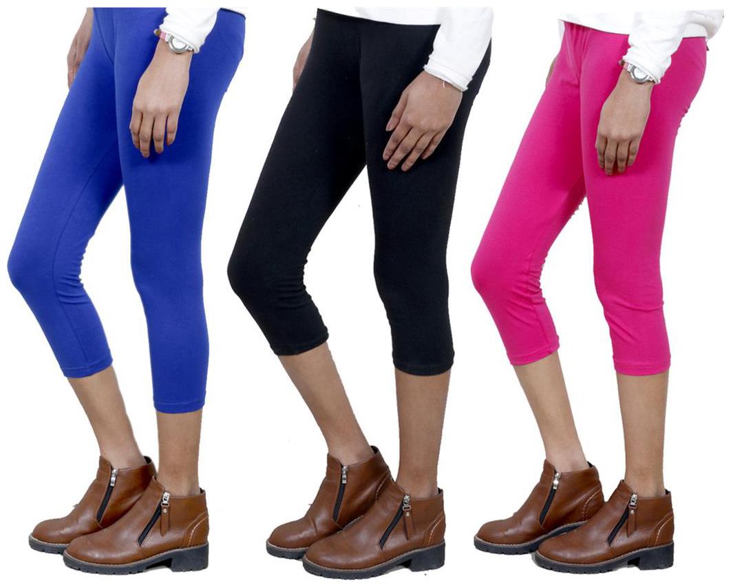 

IndiWeaves Girls Cotton Capri Combo-3