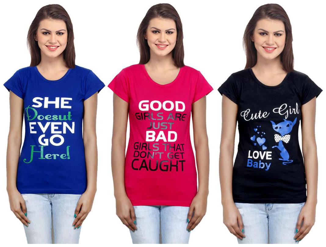 

IndiWeaves Girls Cotton Top Combo-3