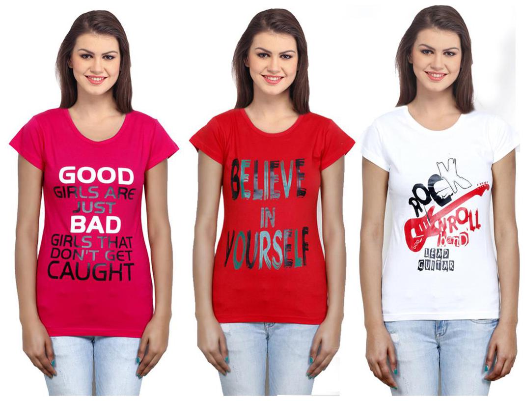 

IndiWeaves Girls Cotton Top Combo-3