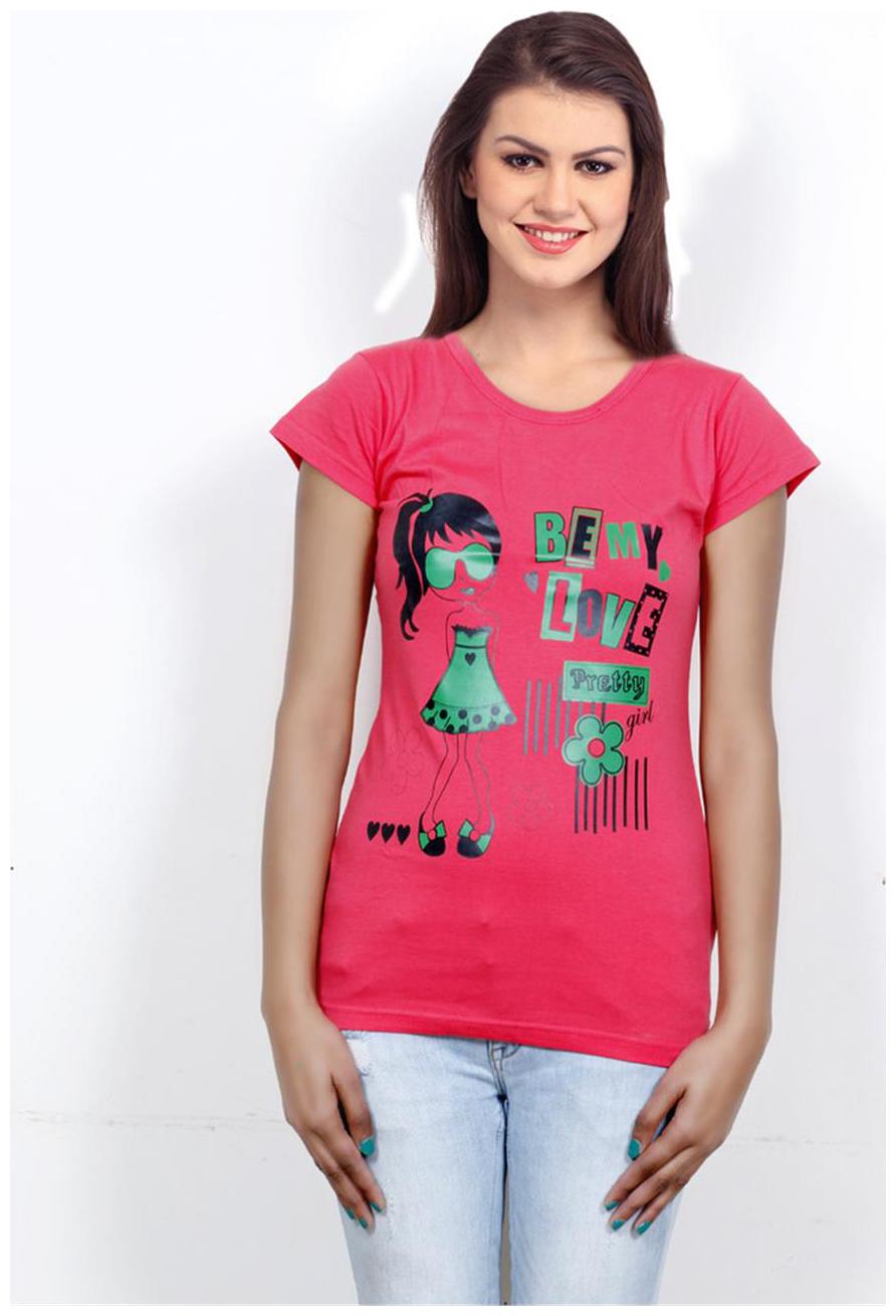 

IndiWeaves Girls Cotton Pink Top