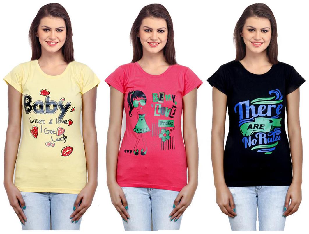 

IndiWeaves Girls Cotton Top Combo-3