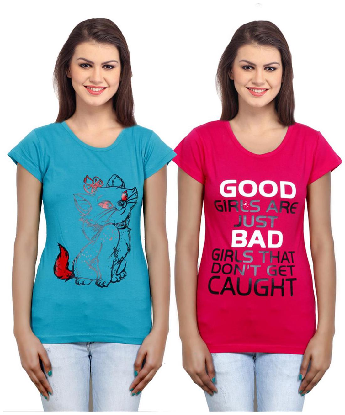 

IndiWeaves Girls Cotton Top Combo-2