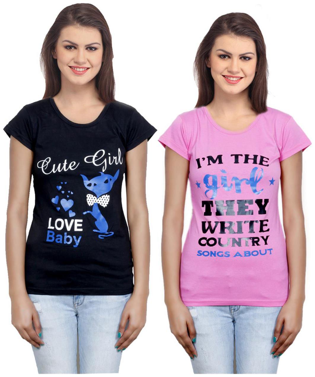 

IndiWeaves Girls Cotton Top Combo-2