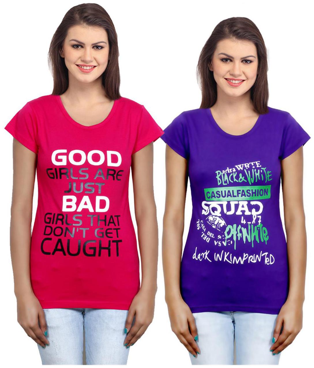

IndiWeaves Girls Cotton Top Combo-2