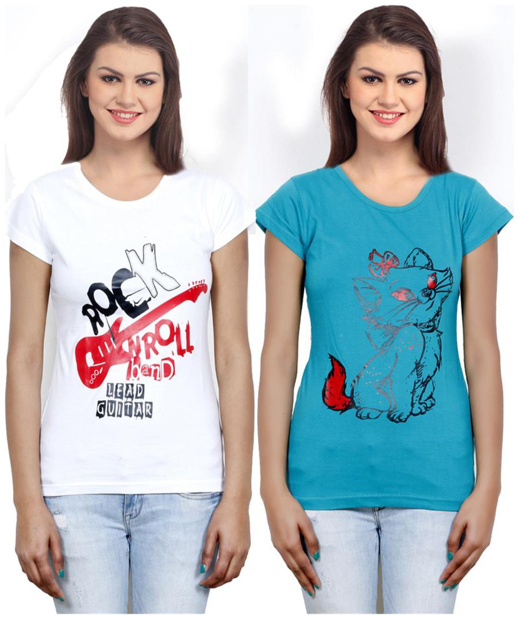 

IndiWeaves Girls Cotton Top Combo-2