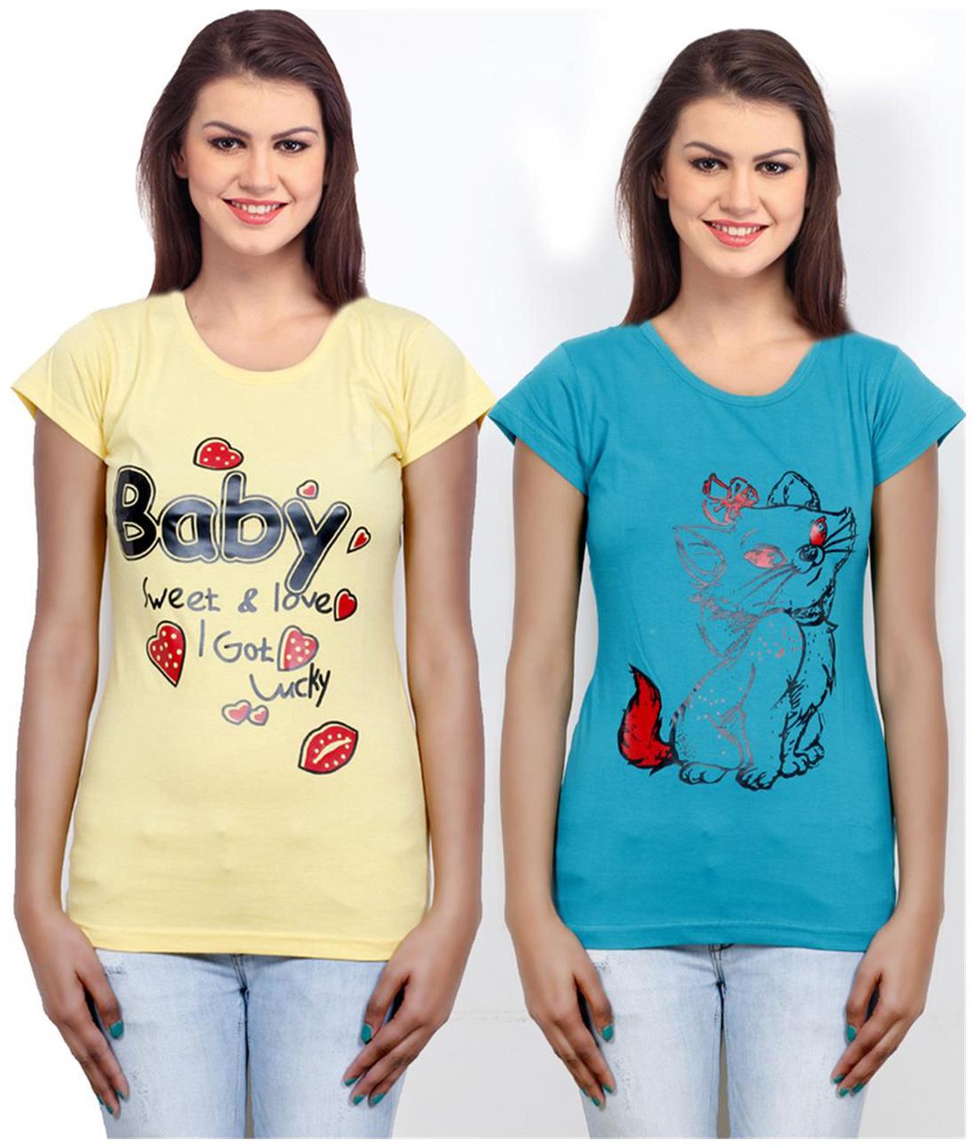 

IndiWeaves Girls Cotton Top Combo-2