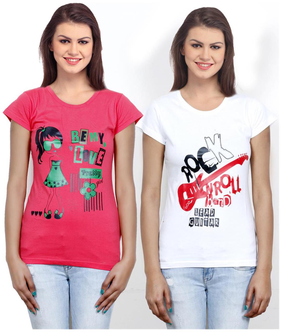 

IndiWeaves Girls Cotton Top Combo-2