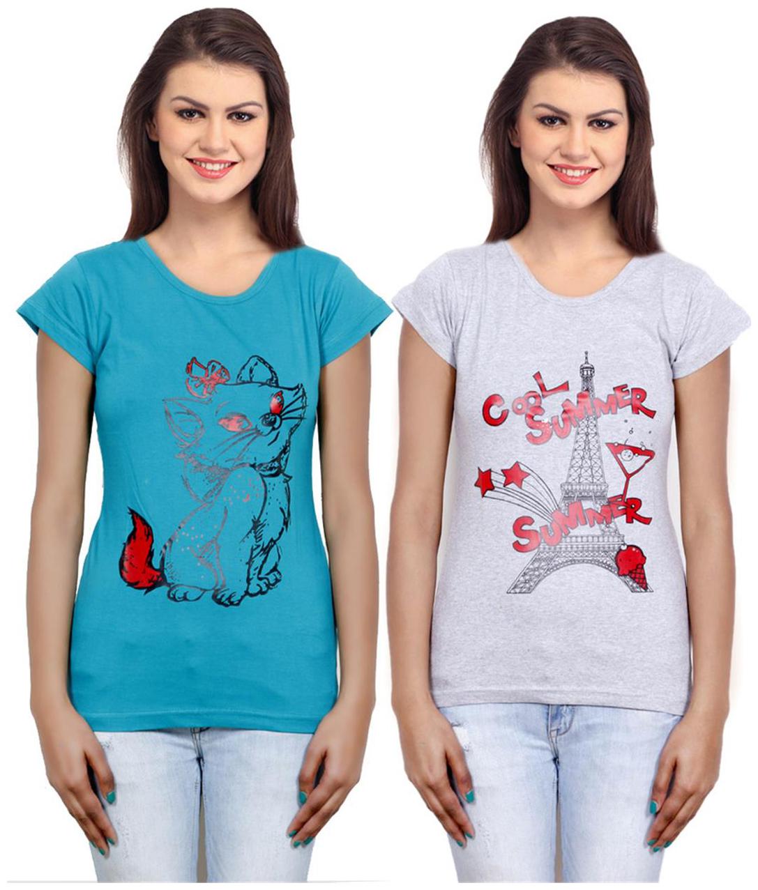 

IndiWeaves Girls Cotton Top Combo-2