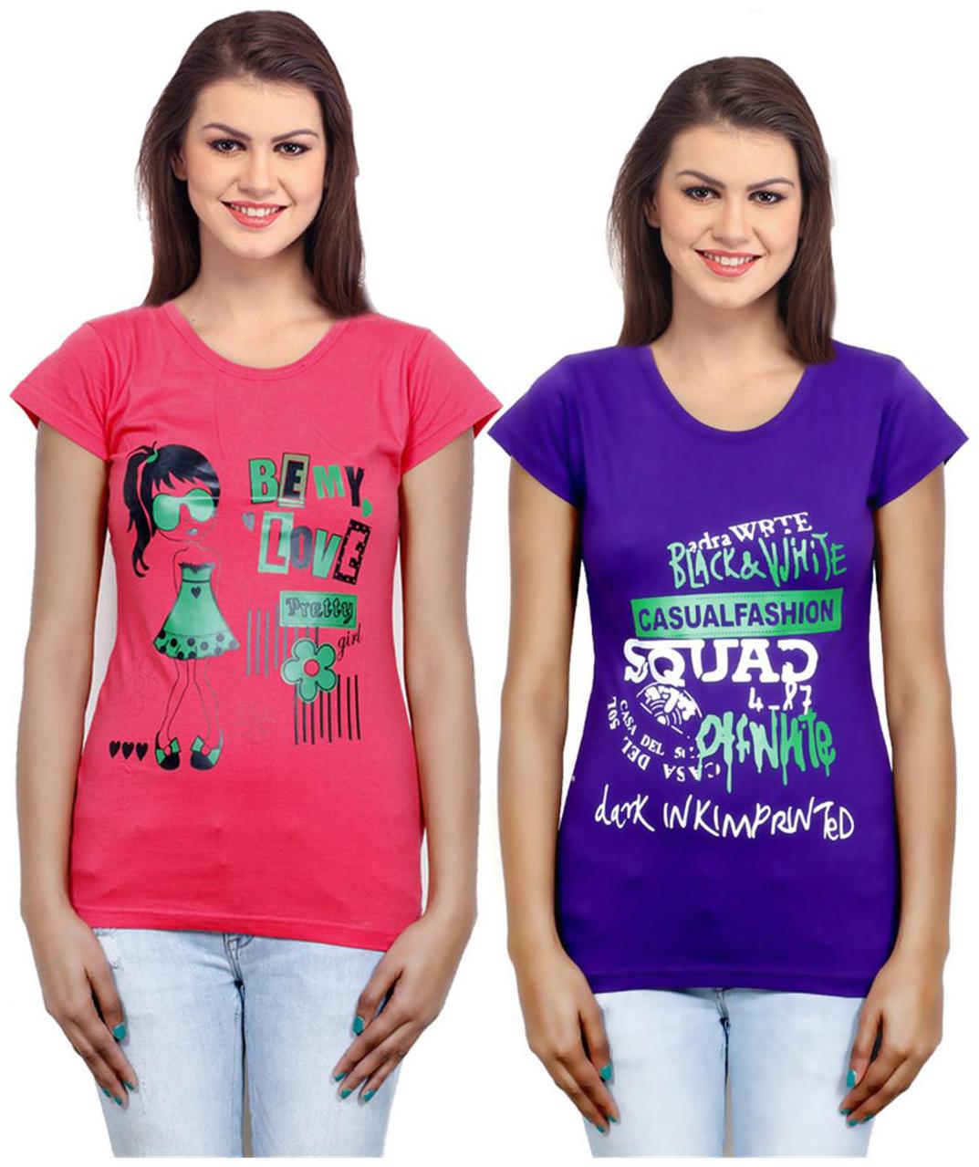 

IndiWeaves Girls Cotton Top Combo-2
