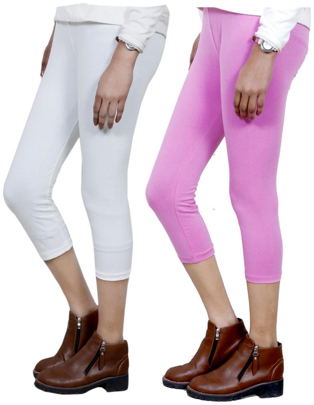 

IndiWeaves Girls Cotton Capri Combo-2