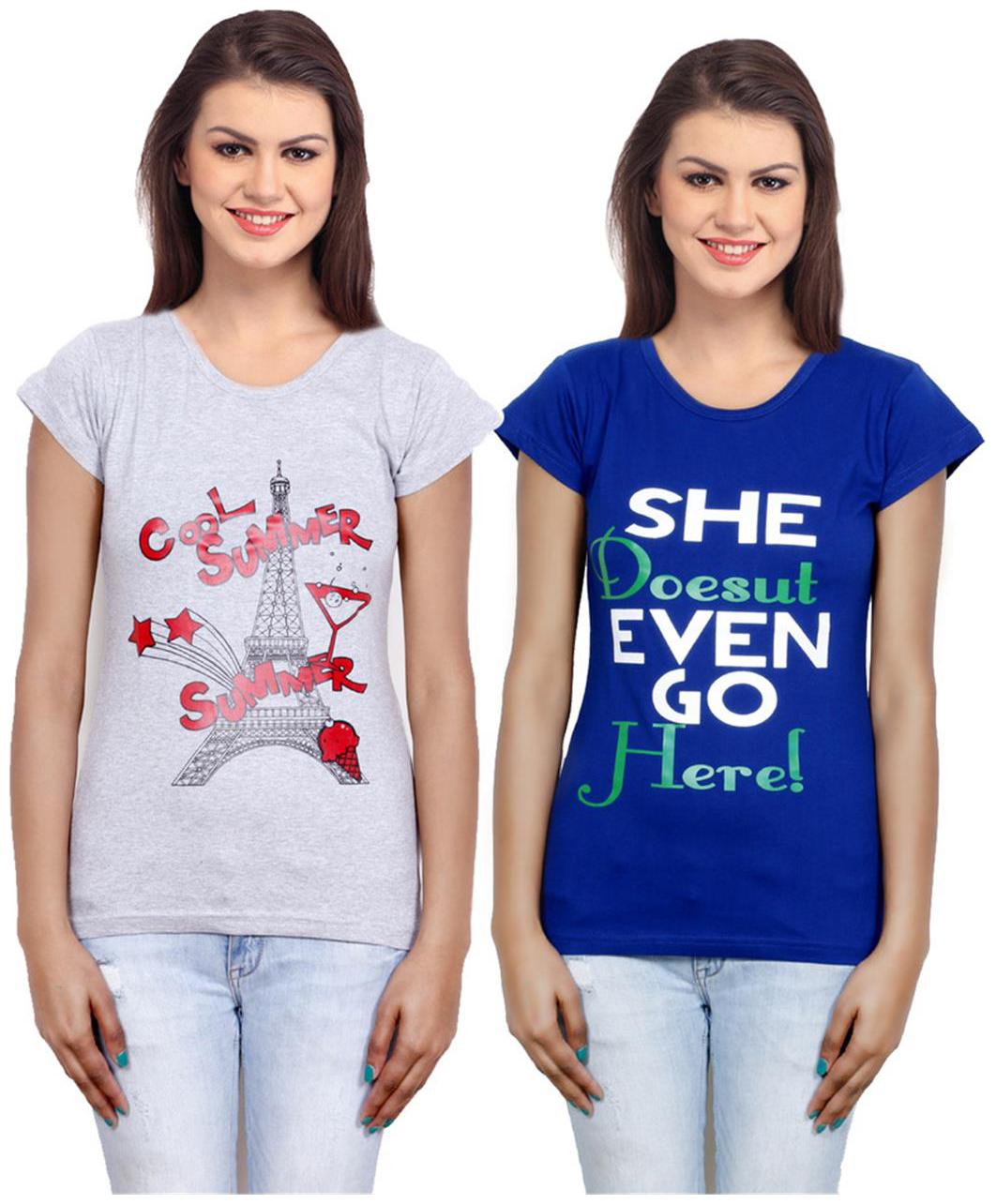 

IndiWeaves Girls Cotton Top Combo-2