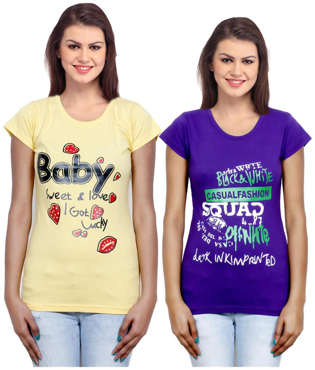 

IndiWeaves Girls Cotton Top Combo-2