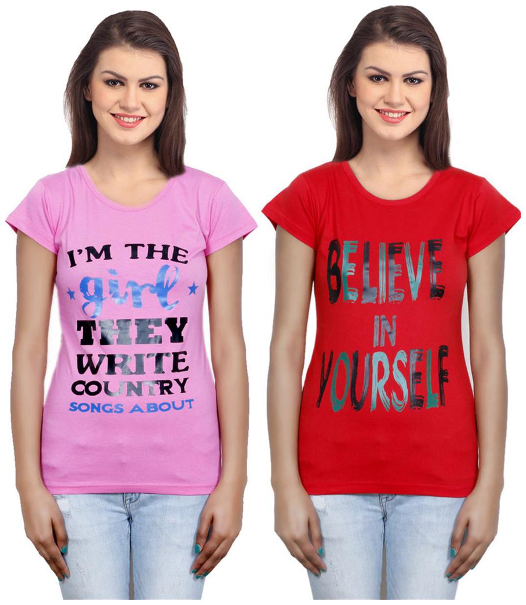 

IndiWeaves Girls Cotton Top Combo-2