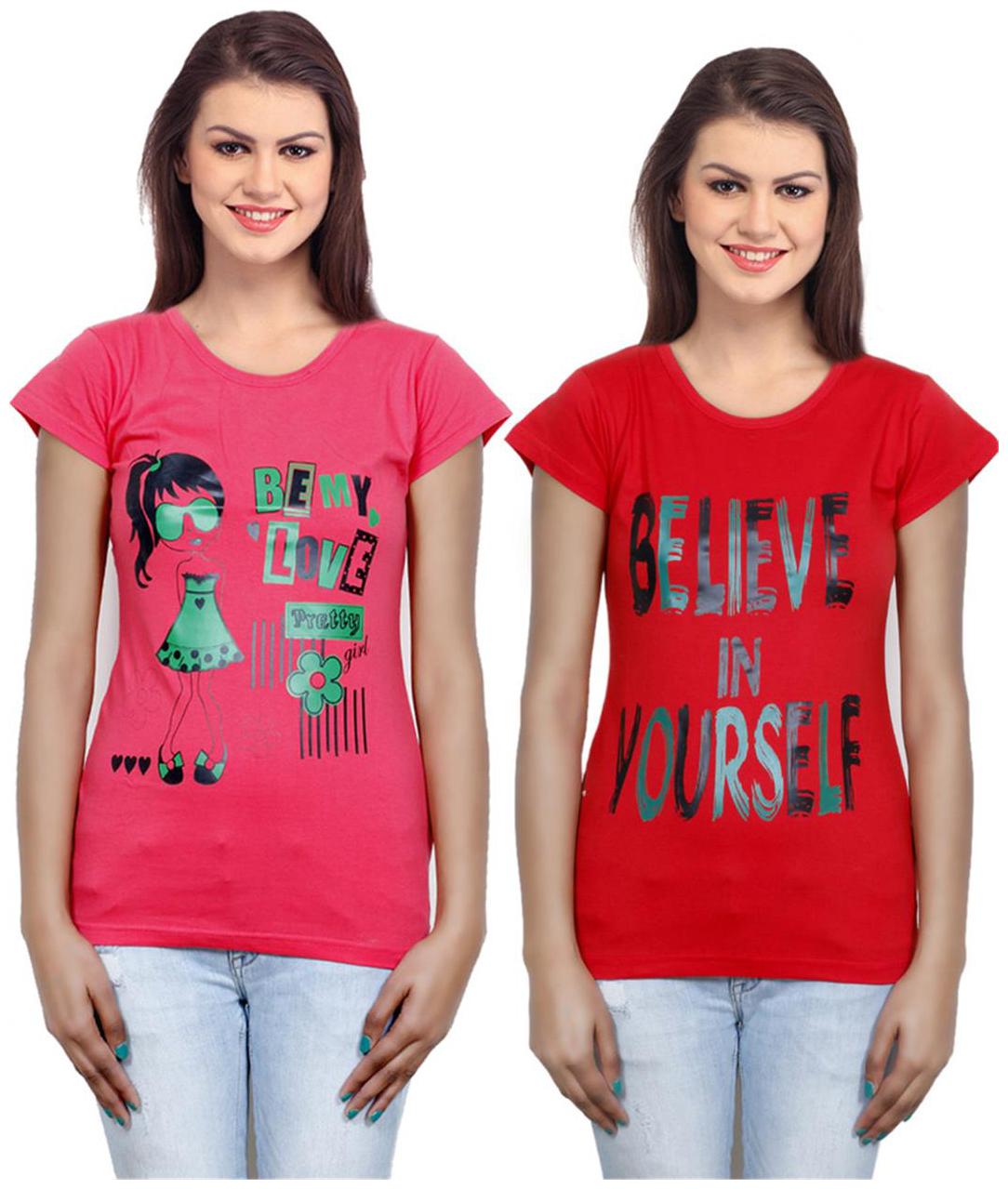 

IndiWeaves Girls Cotton Top Combo-2