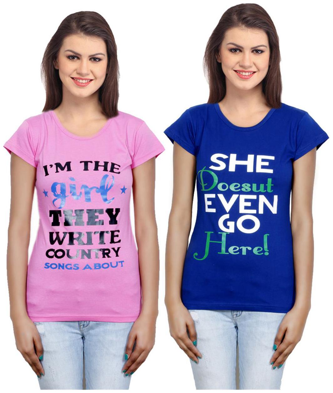 

IndiWeaves Girls Cotton Top Combo-2