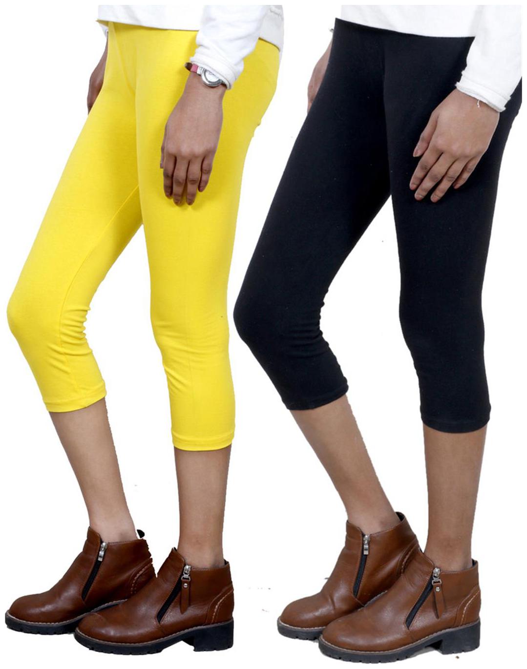 

IndiWeaves Girls Cotton Capri Combo-2