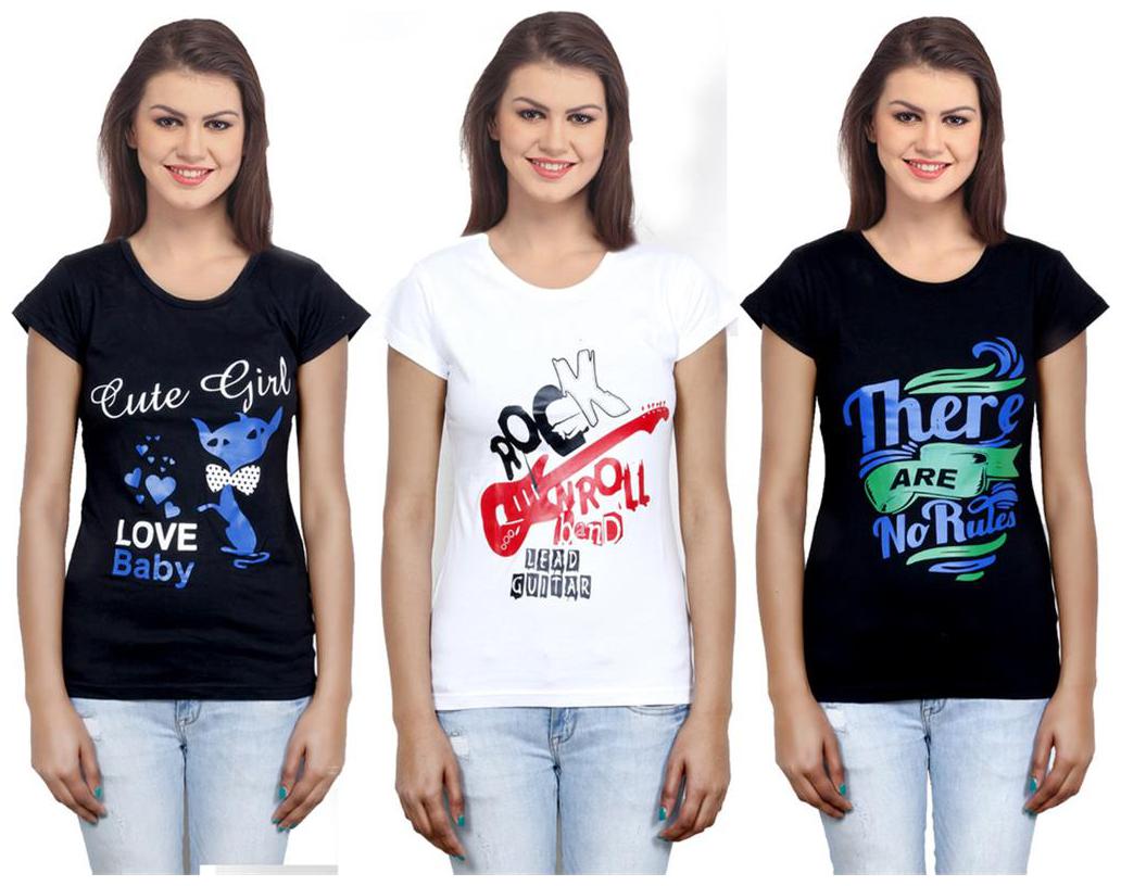 

IndiWeaves Girls Cotton Top Combo-3