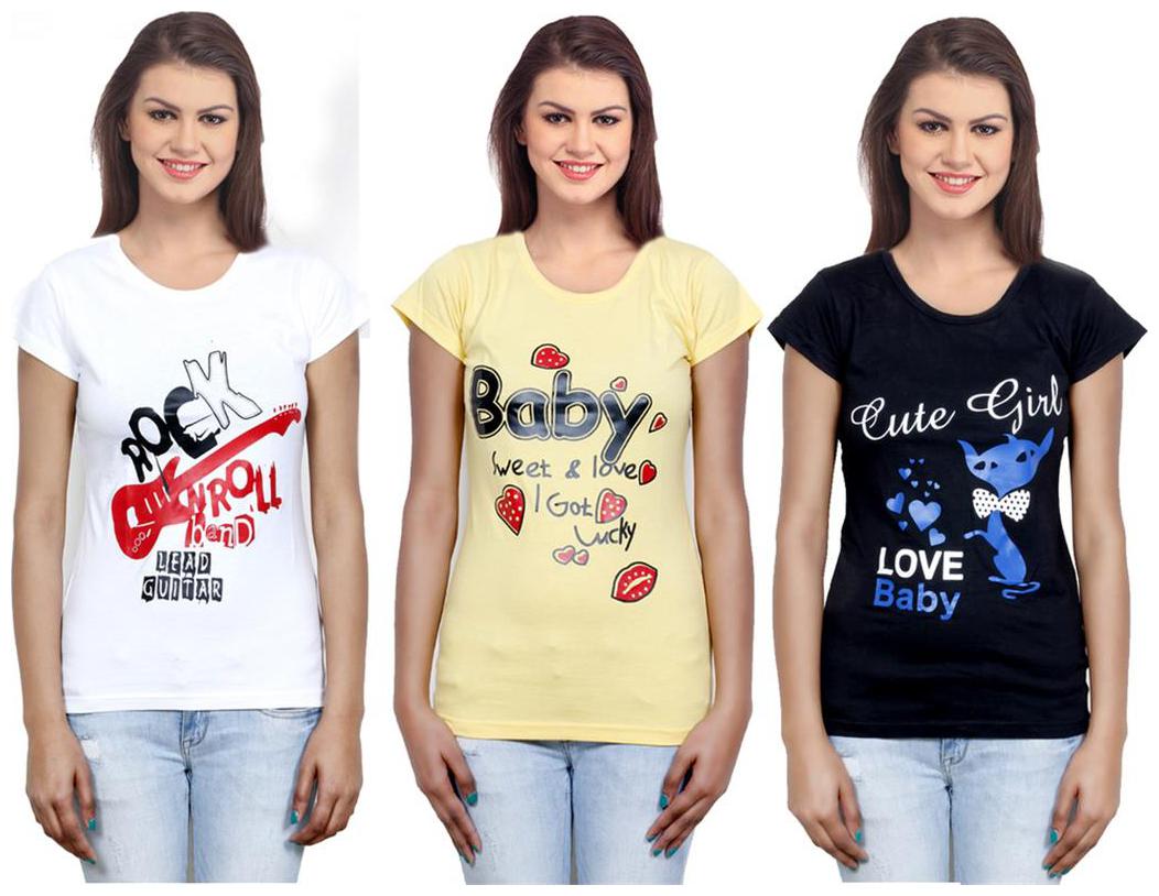 

IndiWeaves Girls Cotton Top Combo-3