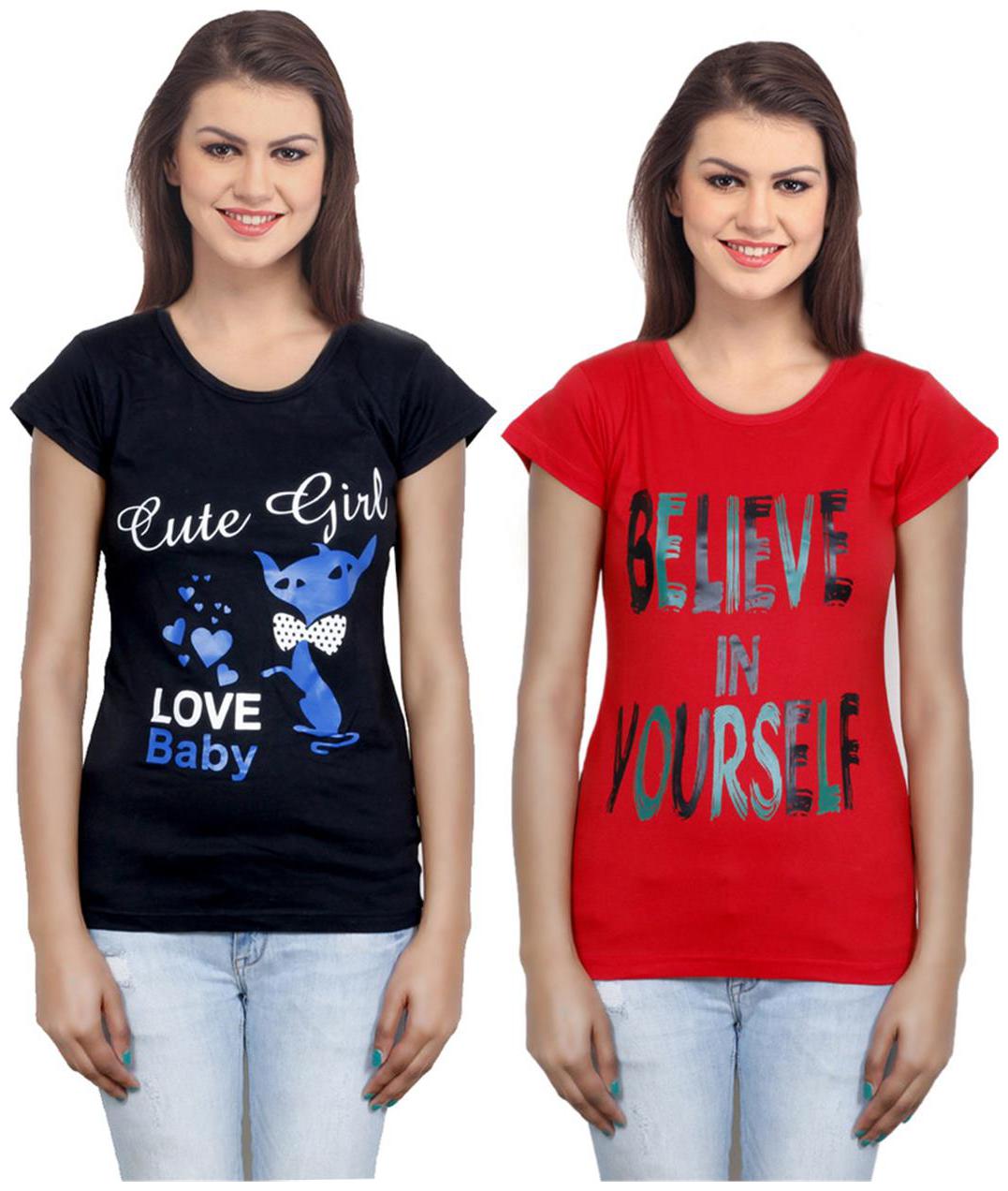 

IndiWeaves Girls Cotton Top Combo-2