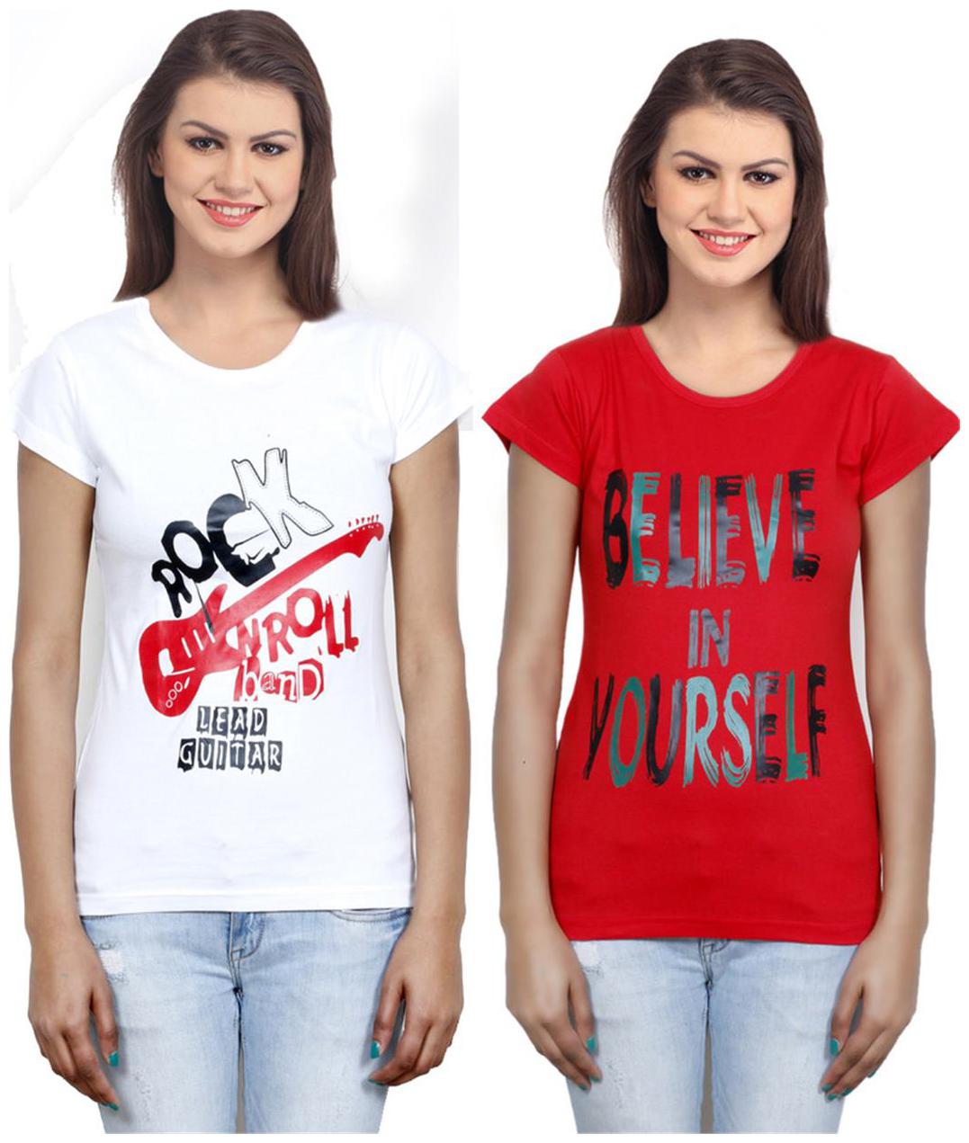 

IndiWeaves Girls Cotton Top Combo-2