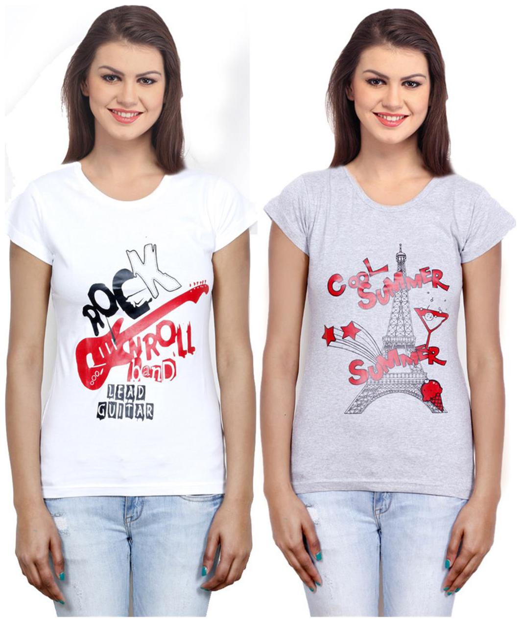 

IndiWeaves Girls Cotton Top Combo-2