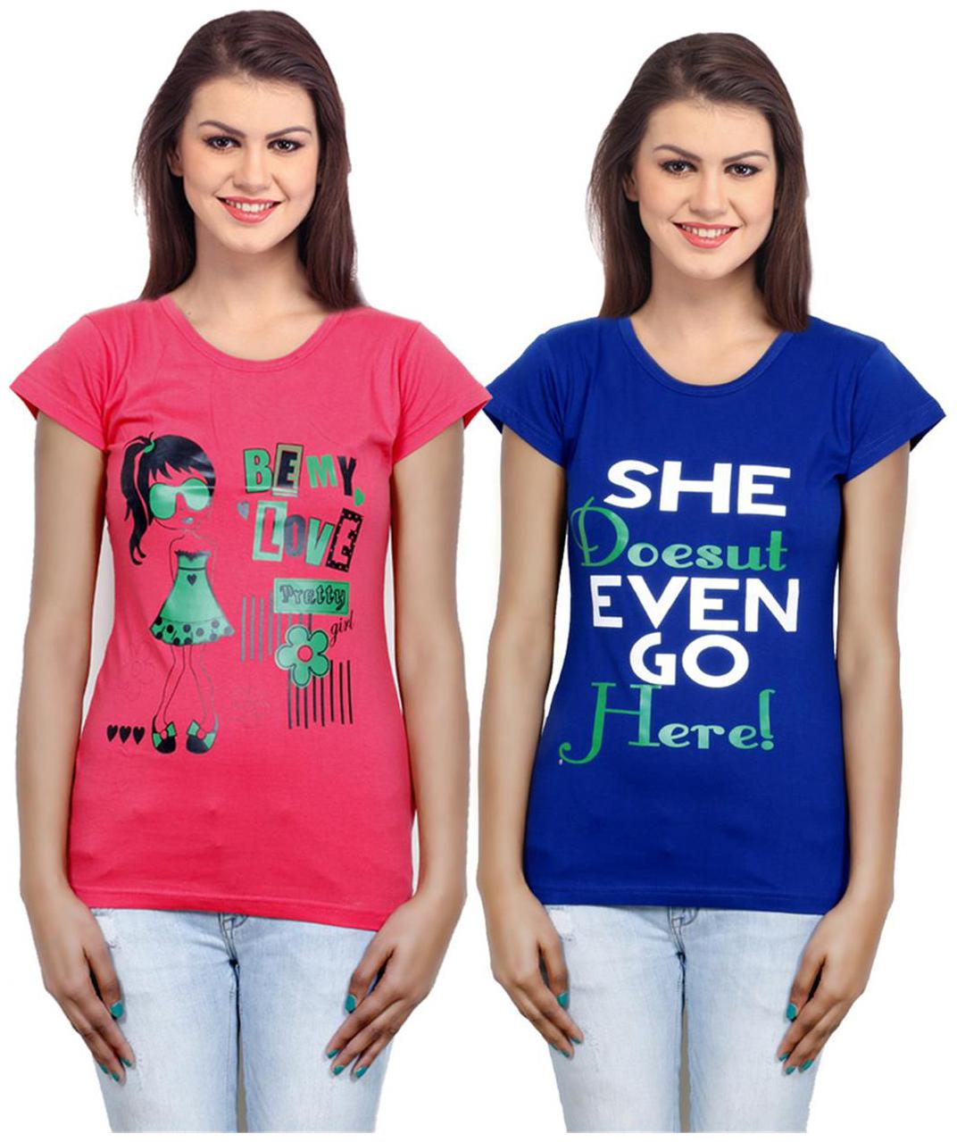 

IndiWeaves Girls Cotton Top Combo-2