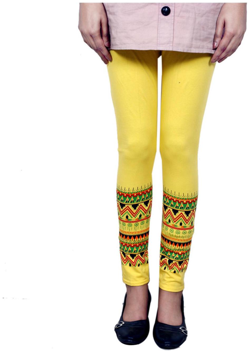 

Indiweaves Cotton Patiala Salwar - Yellow