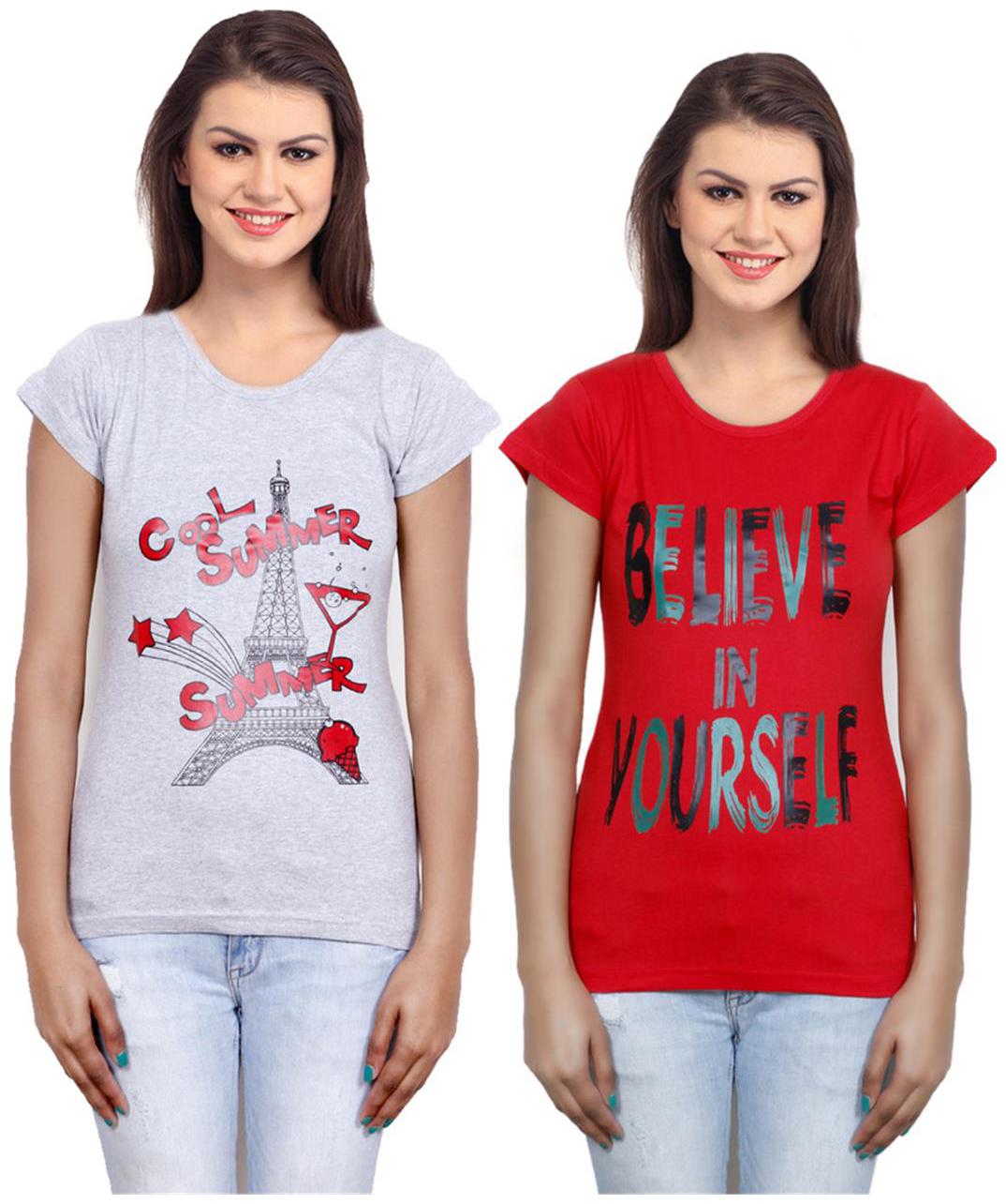 

IndiWeaves Girls Cotton Top Combo-2