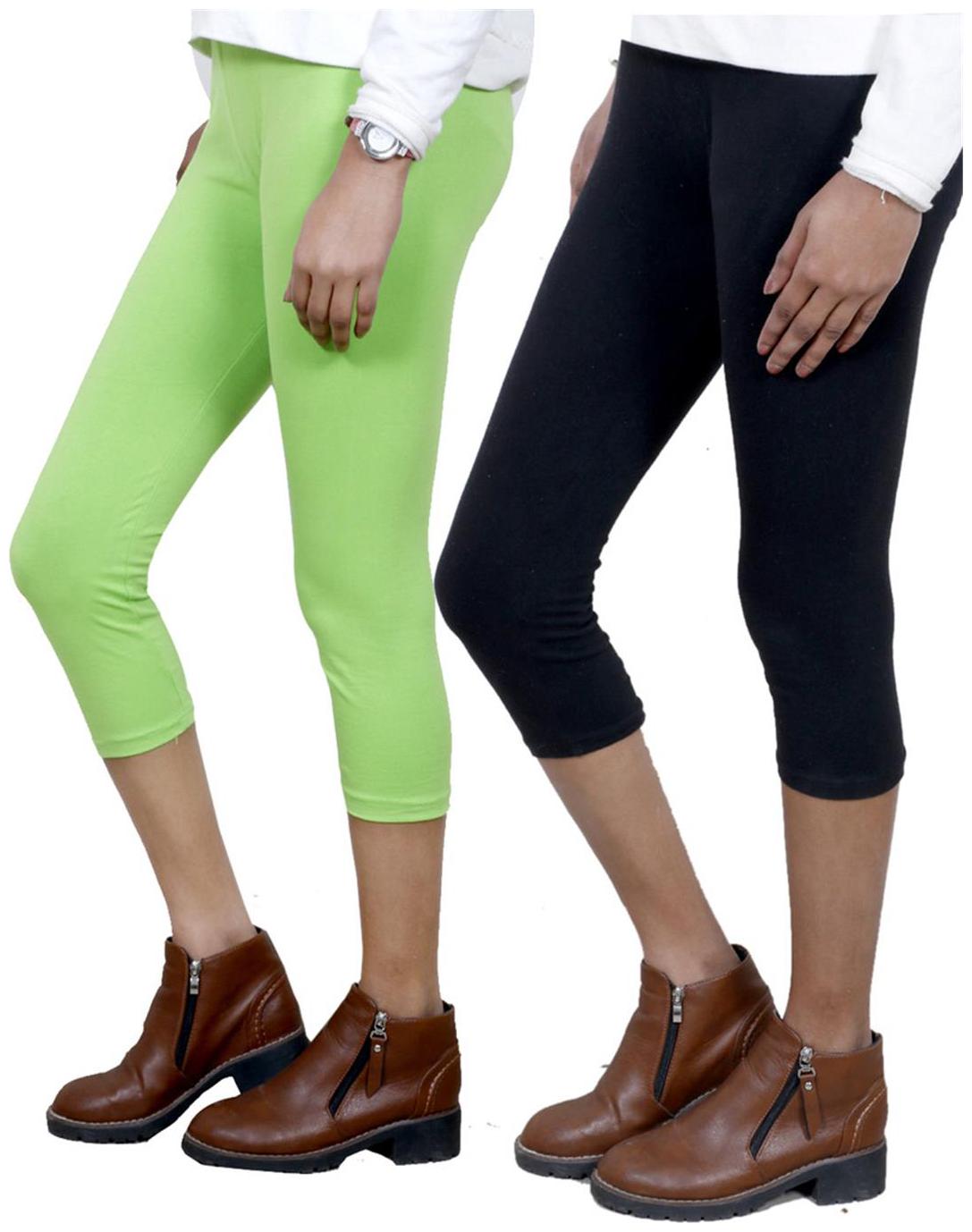 

IndiWeaves Girls Cotton Capri Combo-2