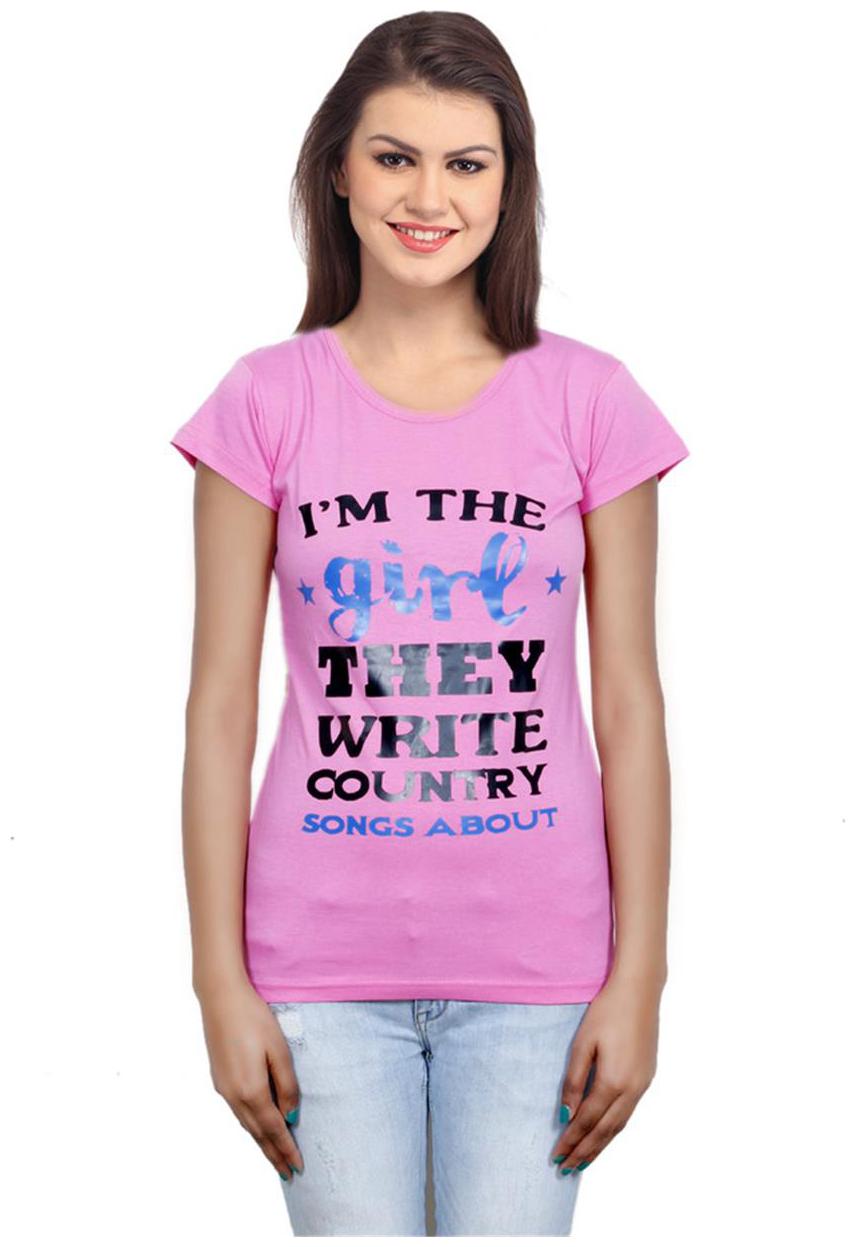 

IndiWeaves Girls Cotton Pink Top