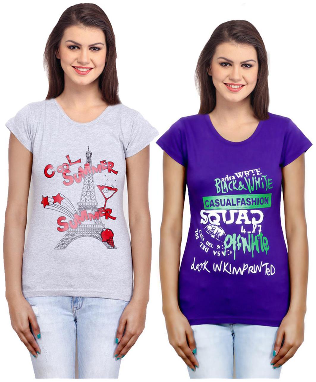 

IndiWeaves Girls Cotton Top Combo-2