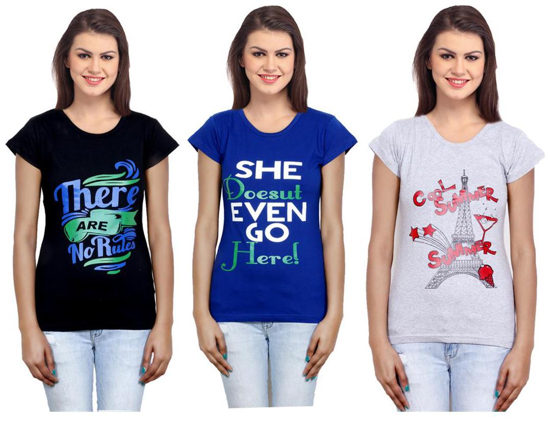 

IndiWeaves Girls Cotton Top Combo-3