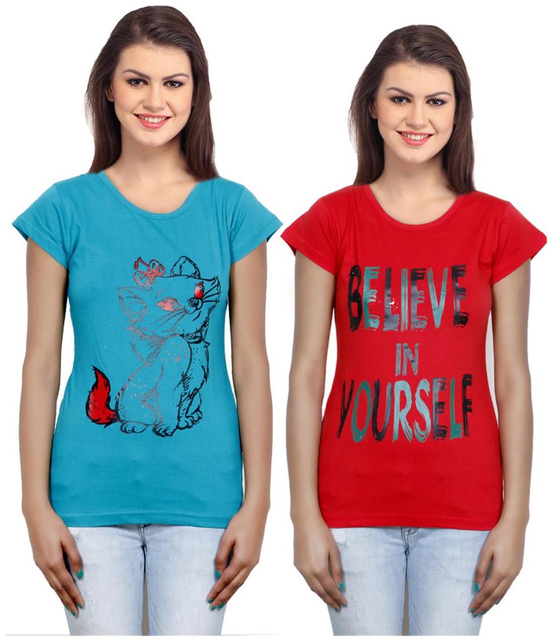 

IndiWeaves Girls Cotton Top Combo-2